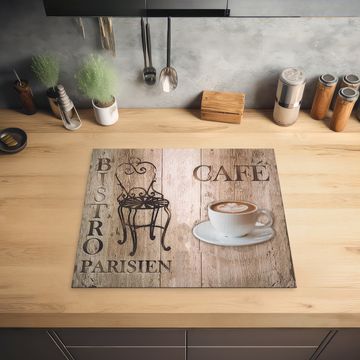 Herdabdeckplatte - Pariser Kaffeepause