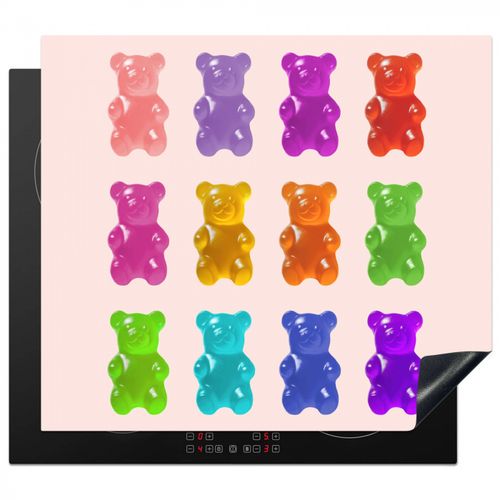 Herdabdeckplatte - Bär - Bunt - Bonbon