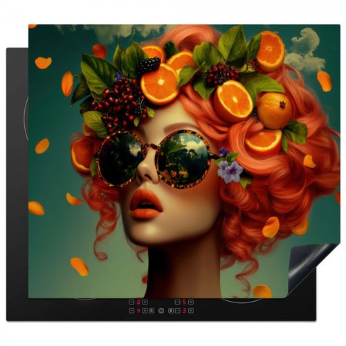 Herdabdeckplatte - Weiblich - Orange - Beere - Orange