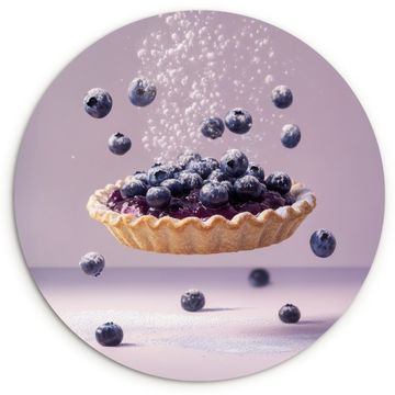 Runde Bilder - Lebensmittel - Kuchen - Beeren - Blau