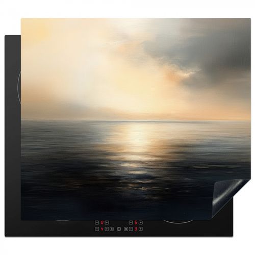 Herdabdeckplatte - Sonne - Horizont - Meer