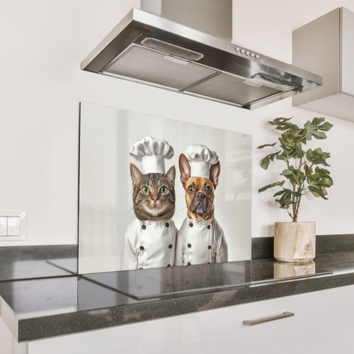 Spritzschutz Küche - Katze - Hund - Kochkleidung
