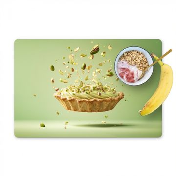 Tischset - Pistazie - Torte - Nüsse - Lebensmittel - 6 Stück