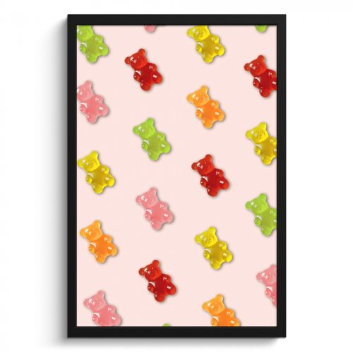 Bilder mit Rahmen - Farbe - Bonbon - Rosa