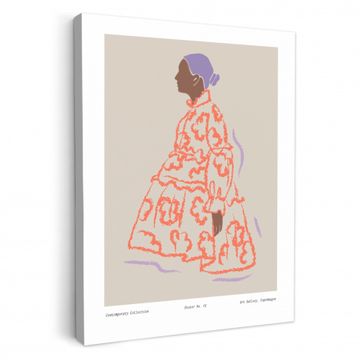 Leinwandbilder - Profil in Pastell