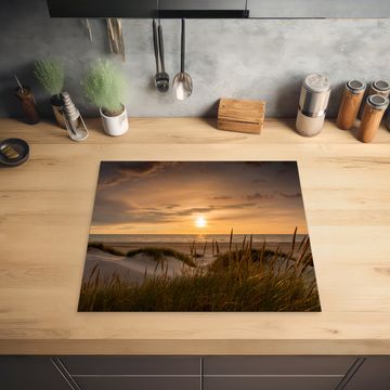 Blick auf die Düne bei Sonnenuntergang