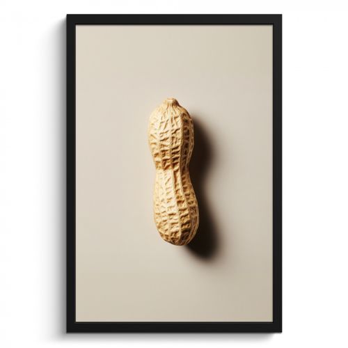 Bilder mit Rahmen - Erdnuss - Roh - Beige