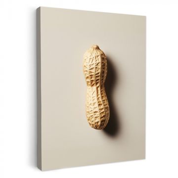 Leinwandbilder - Erdnuss - Roh - Beige