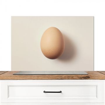Spritzschutz Küche - Ei - Beige - Oval - Oval