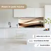 Golven - Abstract - Warm Beige keuken achterwand 2 middel -sfeer4_DE