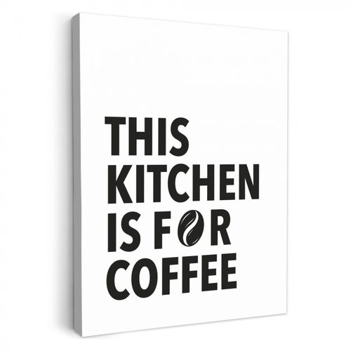 Leinwandbilder - Zitate - Kaffee - Bohnen - Modern