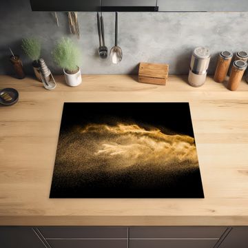 Herdabdeckplatte - Goldener Sandsturm