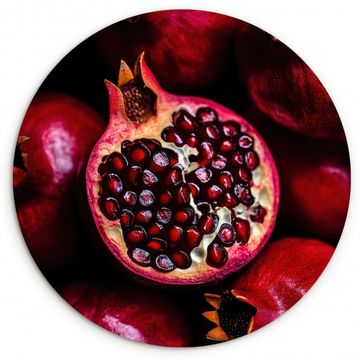 Runde Bilder - Granatapfel - Rot - Obst