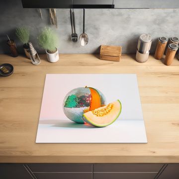Herdabdeckplatte - Disco - Discoball - Melone - Pastell