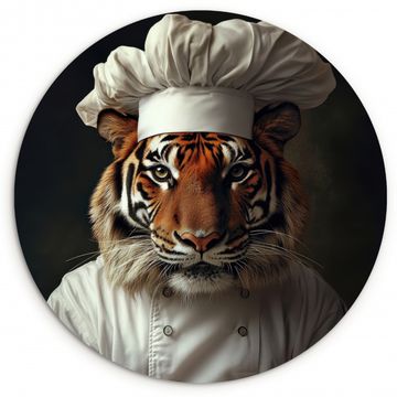 Runde Bilder - Tiger - Kochbekleidung - Braun