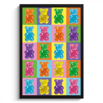 Bilder mit Rahmen - Kunst - Süßigkeiten - Bunt