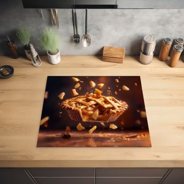 Herdabdeckplatte - Apfel - Kuchen - Heiß - Essen