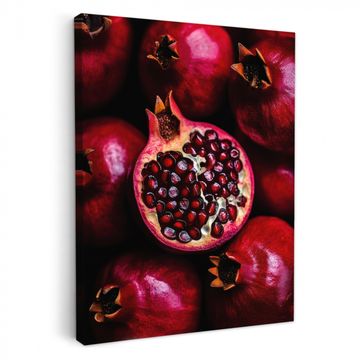 Leinwandbilder - Granatapfel - Rot - Obst