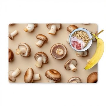 Tischset - Kastanienpilze - Beige - 6 Stück