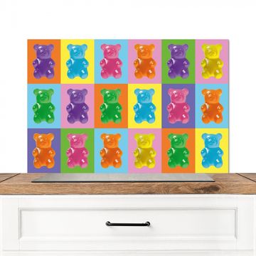 Spritzschutz Küche - Kunst - Süßigkeiten - Bunt