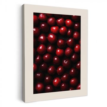 Leinwandbilder - Kirsche - Rot