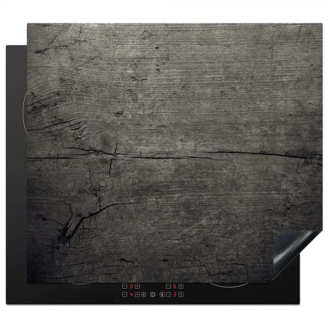 Herdabdeckplatte - Beton - Grau - dunkel