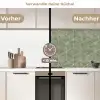 Subtiel - Geometrisch - Goud - Groen keuken achterwand 2 middel 871 -voor-na2_DE