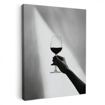Leinwandbilder - Leicht - Wein - Rot - Glas
