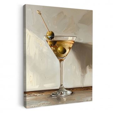 Leinwandbilder - Martini-Moment