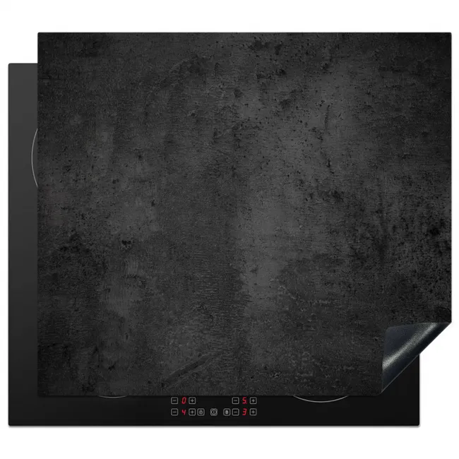 Herdabdeckplatte - Verwitterte Zementtextur