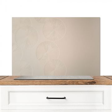 Spritzschutz Küche - Japandi - Beige - Modern