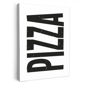 Leinwandbilder - Pizza - Japandi - Dekoration - Vintage