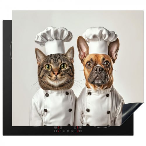 Herdabdeckplatte - Katze - Hund - Kochkleidung
