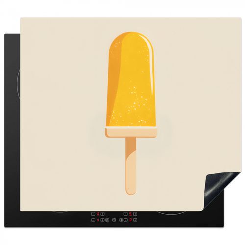 Herdabdeckplatte - Eis am Stiel - Orange - Wasser