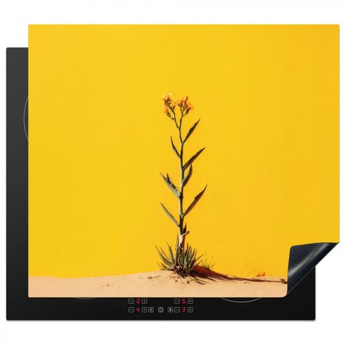 Sand - Pflanze - Gelb - Minimalistisch
