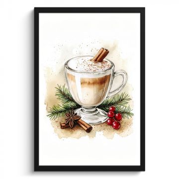 Bilder mit Rahmen - Winter - Kaffee - Warm - Dekoration