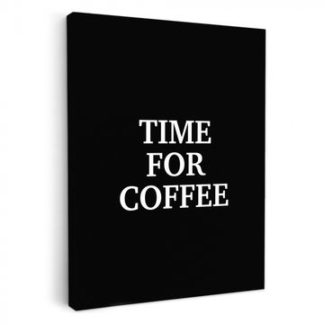 Leinwandbilder - Zitate - Briefe - Kaffee - Schwarz