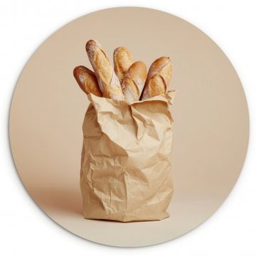 Runde Bilder - Baguette - Brot - Baguette - Beige