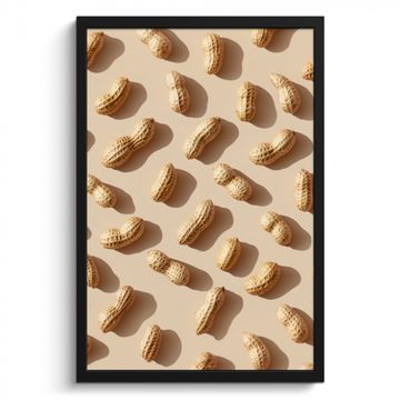 Bilder mit Rahmen - Peanuts - Muster - Beige