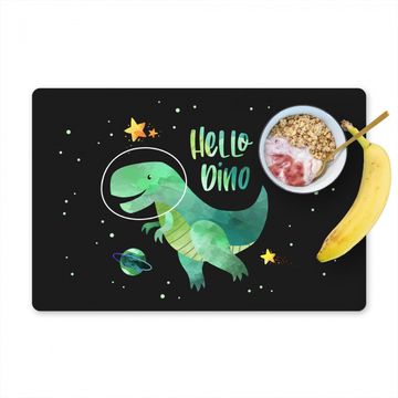Tischset - Zitate - 'Hallo Dino' - Sprichwörter - Jungen - Kinder - Kinder - 6 Stück