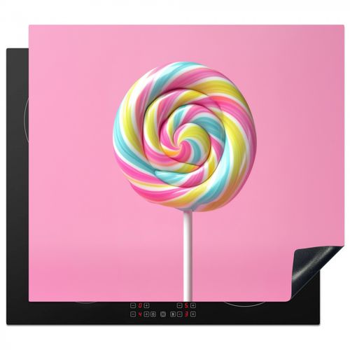 Herdabdeckplatte - Lollipop - Rosa - Süßigkeit - Süß