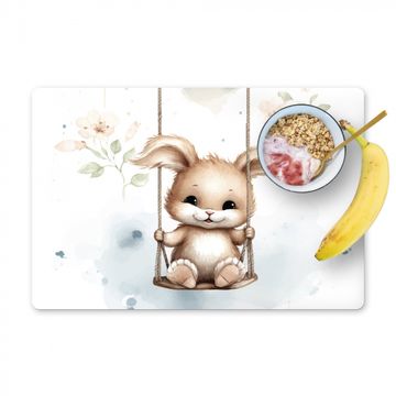 Tischset - Kaninchen - Babytier - Kinder - Babyzimmer - 6 Stück