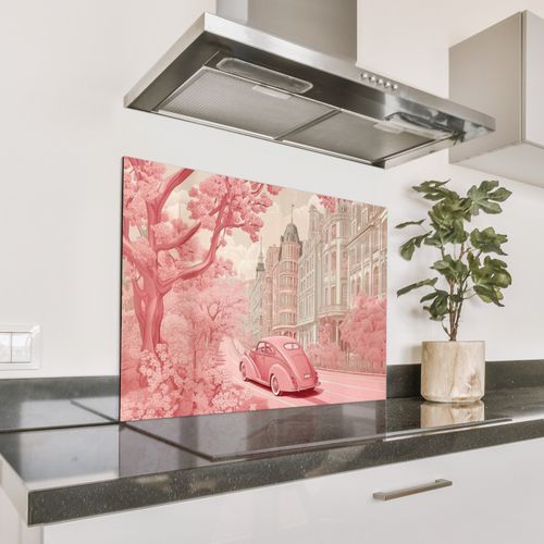 Stadt - Auto - Rosa
