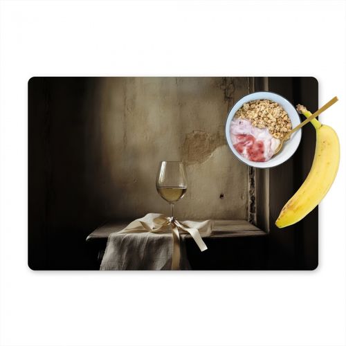 Schleife - Beige - Weiß - Wein - 6 Stück