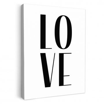 Leinwandbilder - Liebe Typografie