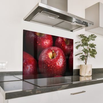 Spritzschutz Küche - Rot - Äpfel - Obst