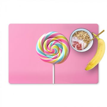 Tischset - Lollipop - Rosa - Süßigkeit - Süß - 6 Stück