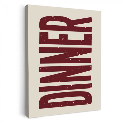 Leinwandbilder - Lebensmittel - Dekoration - Rot - Vintage