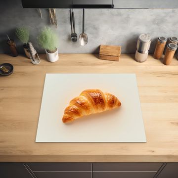 Herdabdeckplatte - Croissant - Brot - Beige