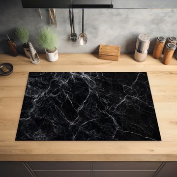 Herdabdeckplatte - Blitzschlag von Black Marble